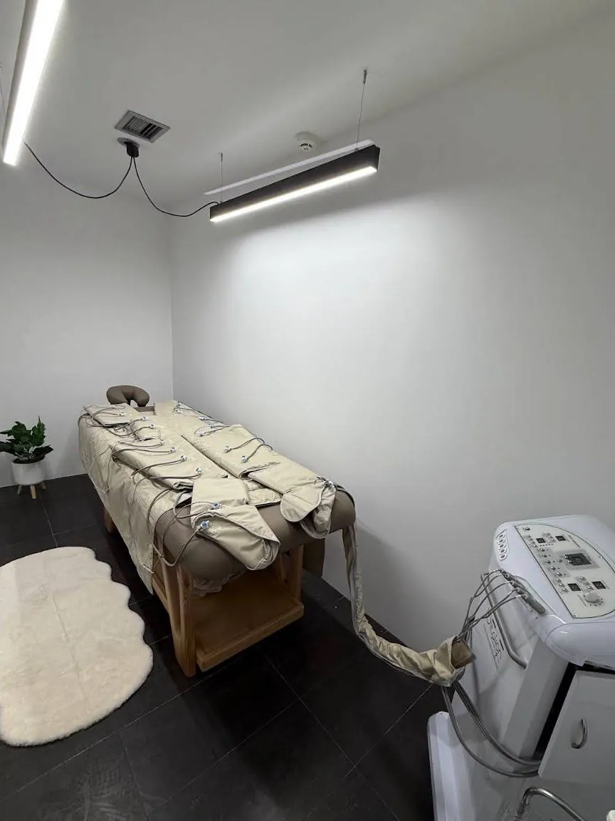Pressotherapy room at Nude Beauty Studio